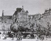 Claude Monet, The Church of St Germain i-Auxerrois in Paris